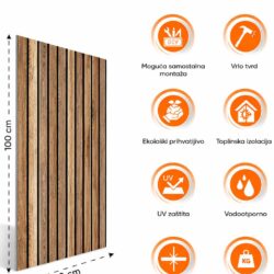 Imitacija drveta - detalji o panelu